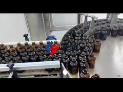 Máquina avançada de lavagem de frascos inteligentes para medicina líquida que preenche com lavagem por ultrassom