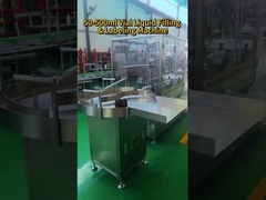 Máquina de enchimento- tapagem- rotulagem de frascos de 50-500 ml.