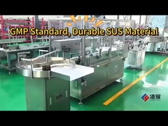 Fabricante de Linha de Embalagem de Solução Oral, Sistema de Enchimento- Encapsulamento- Retificação de Vial de 50-200 ml