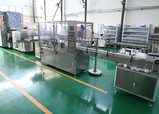 Comprar Linha automática de enchimento de ampolas para solução de regenerador de colágeno, linha de enchimento de alta velocidade para ampolas de 1-20 ml, conformidade com as BPF fabricação em linha