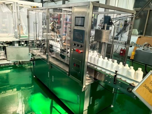 Comprar Máquina de enchimento de líquido para garrafas de plástico/vidro de 100-500 ml com função automática sem garrafa, sem lavagem, sem pressão, sem enchimento, sem tampa, sem parada fabricação em linha
