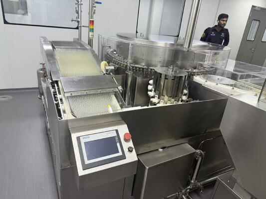 Comprar Taxa de Quebra de Linha Inteira ≤1% Linha de Lavagem, Esterilização, Enchimento e Selagem de Ampolas de 5ml, Controle de Linha HMI de 40.000 peças/h AGF-10S fabricação em linha