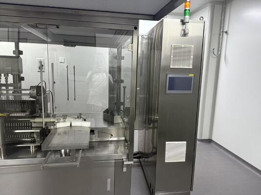 Comprar Linha de vedação de enchimento de 5ml para lavagem de ampolas > 99% de taxa de clareza, 15.000 unidades/h ± 0,5% de enchimento de precisão AGF-7S fabricação em linha