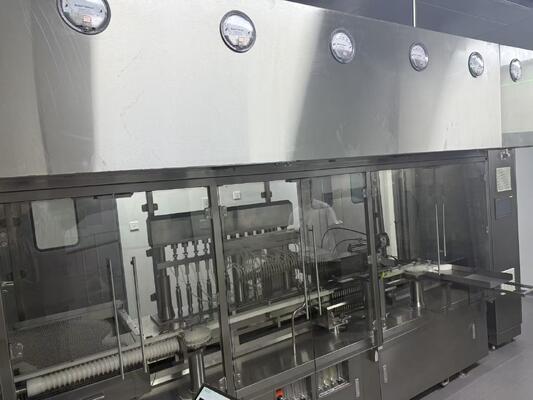 Comprar Inspeção em linha para linha de vedação de enchimento e esterilização de lavagem de ampolas de 20ml, zona laminar ISO 5 AGF-19S de 30.000 unidades/h fabricação em linha