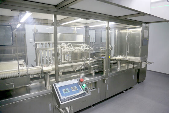 Comprar Ampola de construção em aço 316L, 1-2ml, lavagem, esterilização, enchimento, linha de vedação, 40000 unidades/h, controle de linha HMI AGF-5S fabricação em linha
