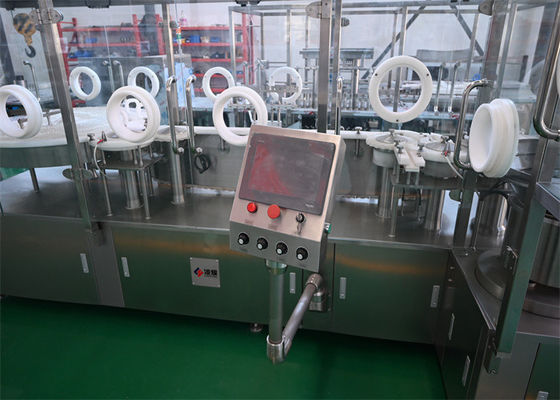 Máquina de enchimento de frascos farmacêuticos para soluções de colágeno humanizadas recombinantes, processamento asséptico de precisão com equipamento de proteção de enchimento de nitrogênio