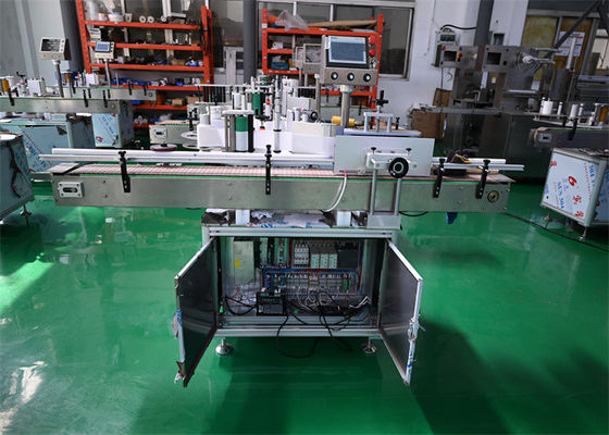 Bom preço. Aplicador automático de etiquetas Máquina de rotulagem cosmética com papel autoadhesivo de etiquetas com controle PLC on-line