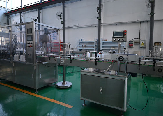 250-1000 ml linha de produção de enchimento automático de desinfetante, linha de enchimento antiséptico para farmacêutica