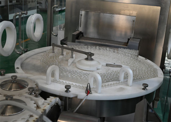 Sistema de lavagem de frascos de 2-30 ml compacto para soro cosmético e processamento farmacêutico