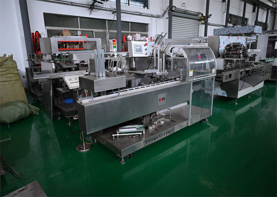 Máquina de embalagem farmacêutica Dobragem automática de caixas para garrafas com tela sensível ao toque SIEMEN, embalagem de alta velocidade