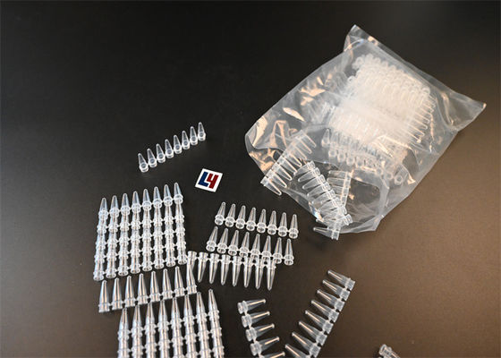 Bom preço. Laboratório de precisão de 8 tiras de PCR Tubo de plástico de 0,2 ml de parede fina on-line