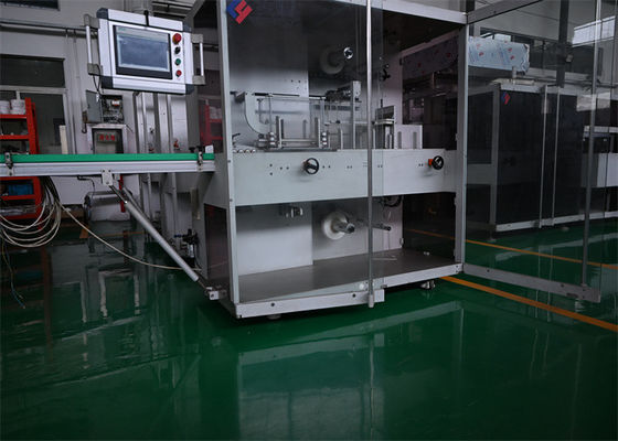 Máquina de cartonagem multifunção para produção farmacêutica, cosmética e alimentar com controlo automático