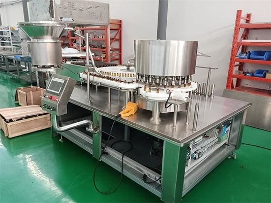 Bom preço. Máquina automática de enchimento e tampa para produtos farmacêuticos líquidos e em pó on-line