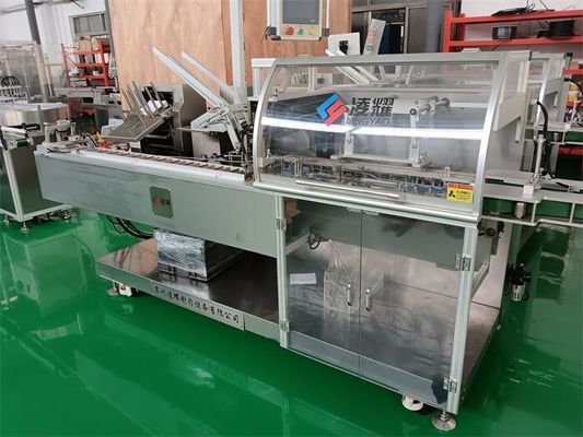 Sistema de embalagem robótica inteligente para a indústria farmacêutica, compatibilidade com caixas de vários tamanhos, automação de embalagens certificadas GMP