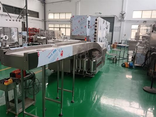 Bom preço. Linha de enchimento da ampola com esterilização térmica e limpeza por ultra-som para produção de injeção de penicilina Compatível com as BPF, fluxo de ar laminar protegido on-line