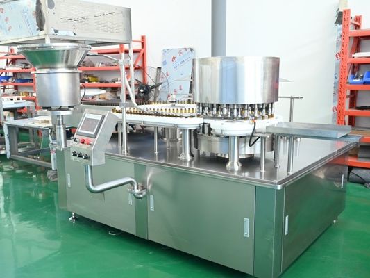 Máquina de enchimento de líquido farmacêutico de 10-500 ml para anticorpos monoclonais e soluções líquidas de insulina, sistema de enchimento de alta velocidade com certificado GMP