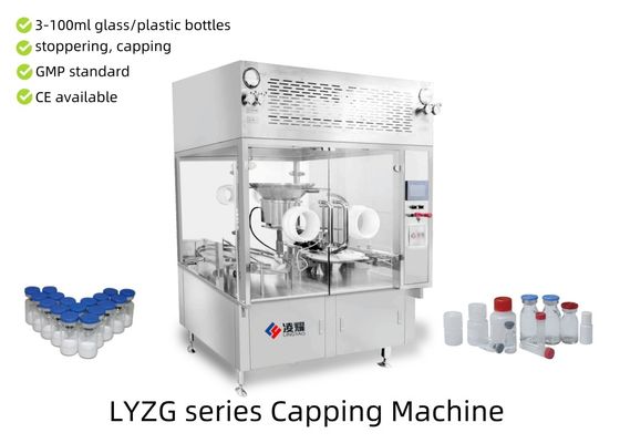 qualidade Máquina de fecho de frasco para anticorpos monoclonais, Solução de vedação certificada GMP para frascos de 2-100 ml com sistema LAF fábrica