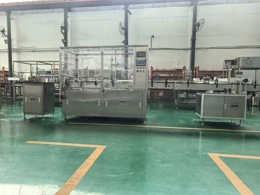 Máquina de enchimento e tampa de frasco de 10 ml de insulina de alta velocidade, de conformidade com as BPF e de conceção com controlo de temperatura