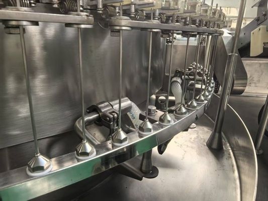Linha de enchimento de ampolas de alta velocidade para reagentes de diagnóstico com máquina de lavar vertical e forno de esterilização, HMI avançado e PLC