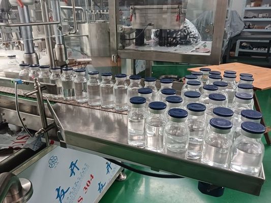Máquina de enchimento de medicamentos para frascos de 30-500 ml - automática, eficiente e personalizável com bombas de pistão