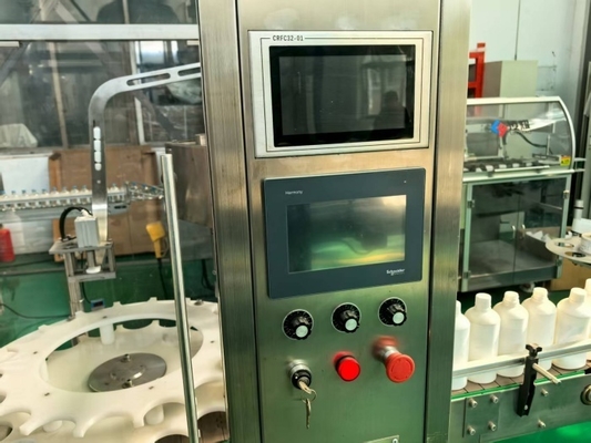 Máquina de enchimento de frasco com líquido para garrafas de vidro e plástico de 5-1500 ml    Featuring No bottle No wash, automatic alarms, and Source manufacturer reliability